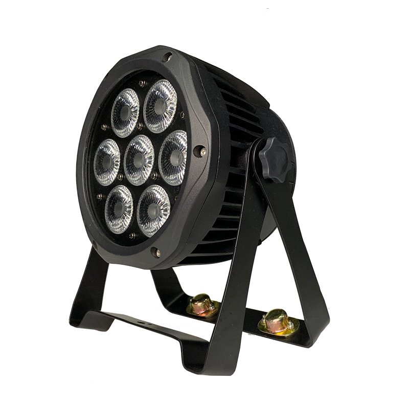 Mini Waterproof LED Par Light 7*10W RGBW 4in1 LED IP65 LED Par Light for Wedding Party Event DJ Lighting Stage Wholesale Factory