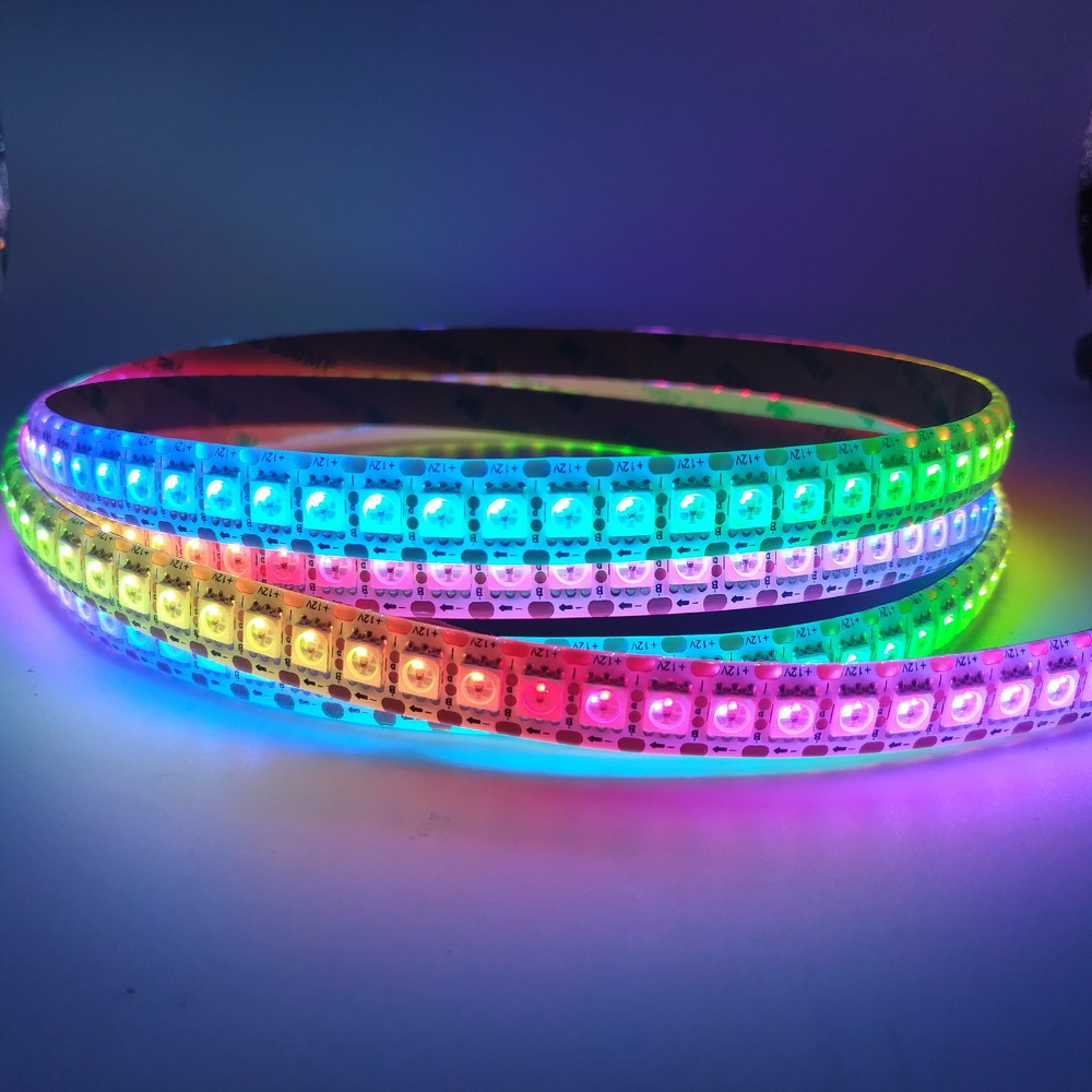 WS2815 2815 12V Addressable Dream Magic Full Color Break Point Continue Digital Pixel Programmable RGB IC Smart Led Strip Lights