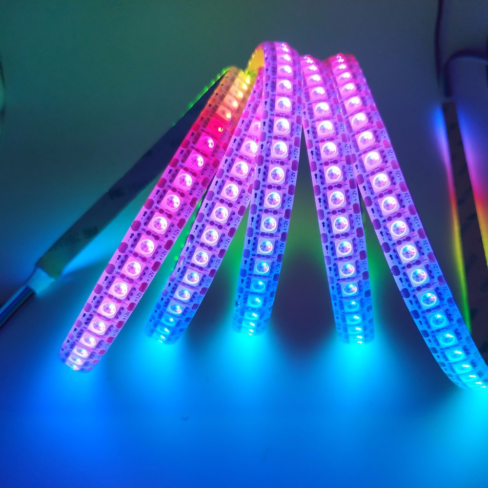 WS2815 2815 12V Addressable Dream Magic Full Color Break Point Continue Digital Pixel Programmable RGB IC Smart Led Strip Lights