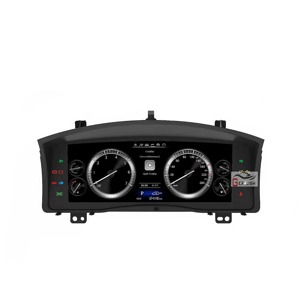 Auto Accessories 12.3" LCD Instrument Dash Panel Board Meter Screen for Lexus LX 570 LX470 LX460 LX570 J200 Linux OS System