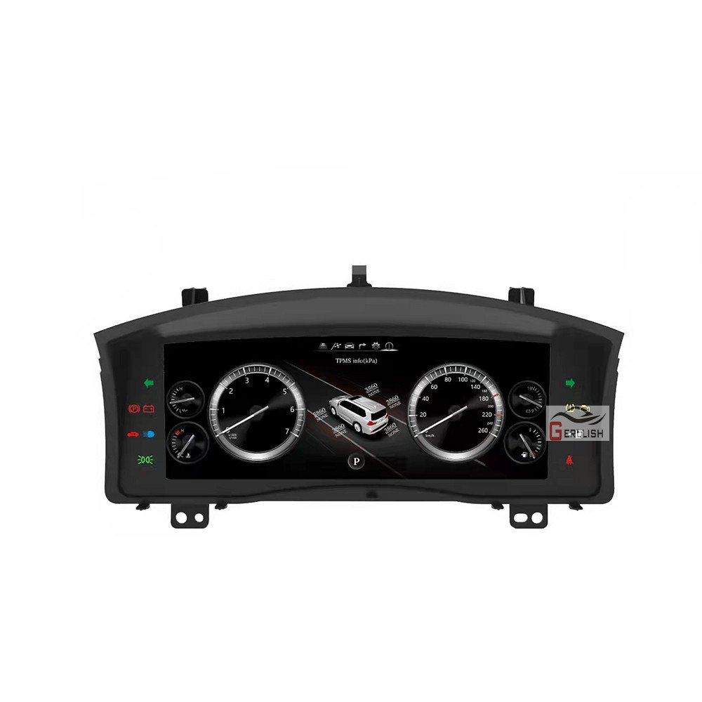 Auto Accessories 12.3" LCD Instrument Dash Panel Board Meter Screen for Lexus LX 570 LX470 LX460 LX570 J200 Linux OS System