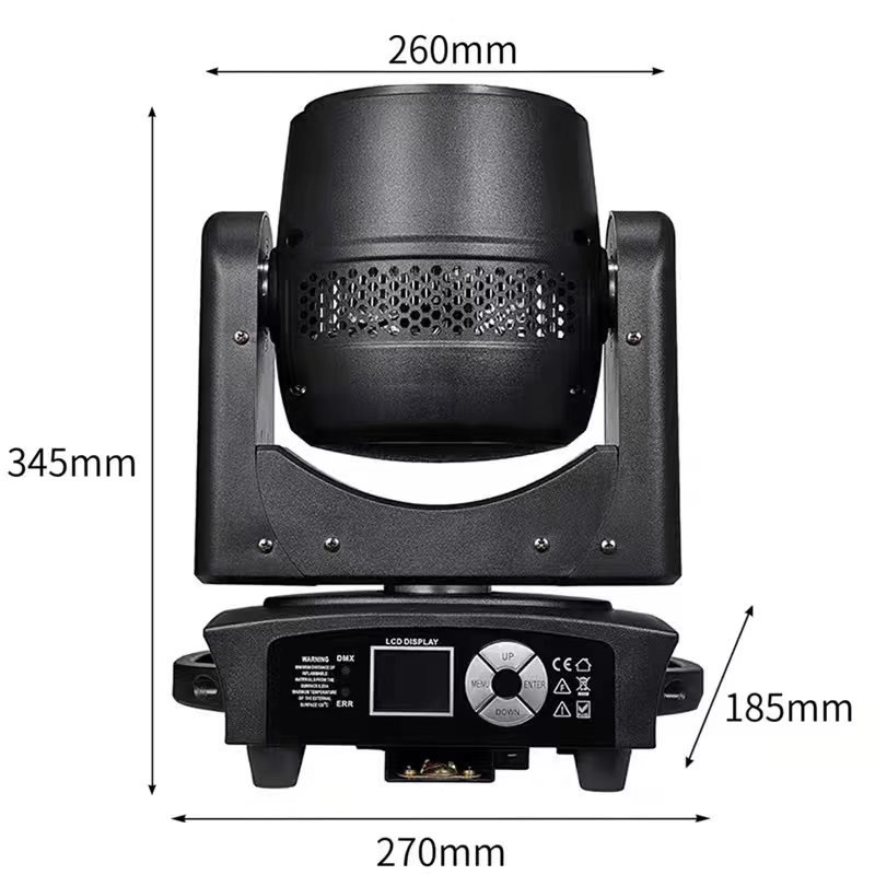 LED 7x40w Wash Zoom Beam Moving Head Light 4in1 RGBW Professional for Effect Stage for Disco DJ Music Party Club Dance