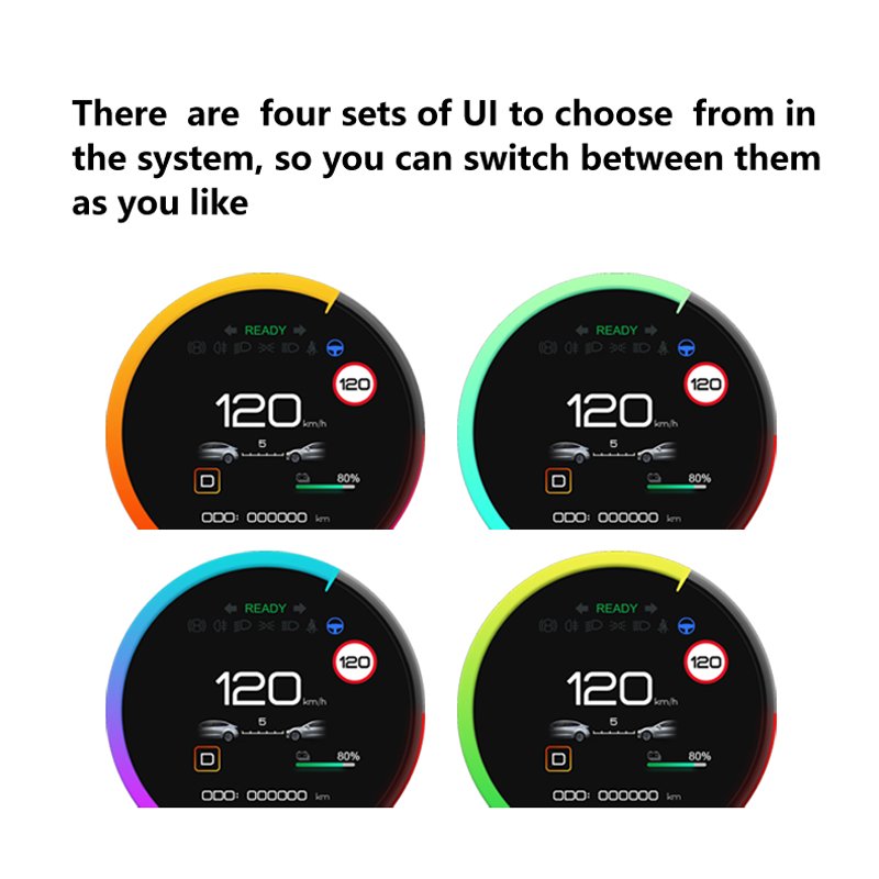 New Arrival Mini Display Instrument Cluster 3.54'' Switchback for Tesla Model 3/Y Auto Meter Genre