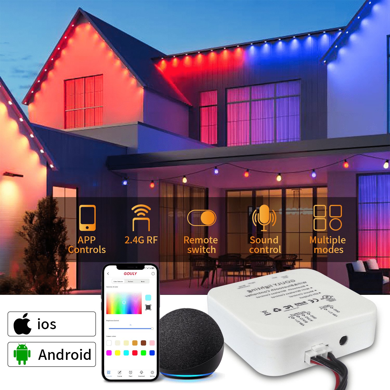 5v 24v 12v Pixel Led Controller Wifi 2022 New App Remote Dream-color 2811 2904 Tm1814 Wifi App Controllers