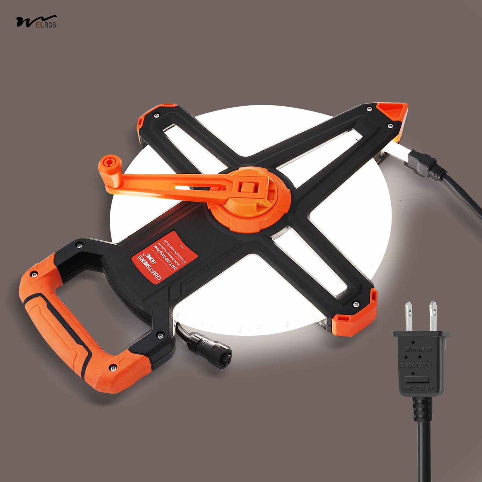Construction String Waterproof Light,110V LED Strip, Portable 220V Led Strip Light for Mine Construction Site Temporary Work