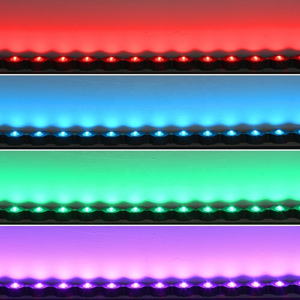 LED Floodlights IP68 Waterproof RGB Wall Washer Outdoor Foldable Chain Tree Hug Light Dimmable DC24V Landscape Lawn Flood Light