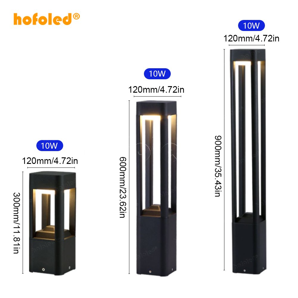 LED Garden Lamp Waterproof IP65 Home Decor for Courtyard Villa Fixture Outdoor Lawn Light