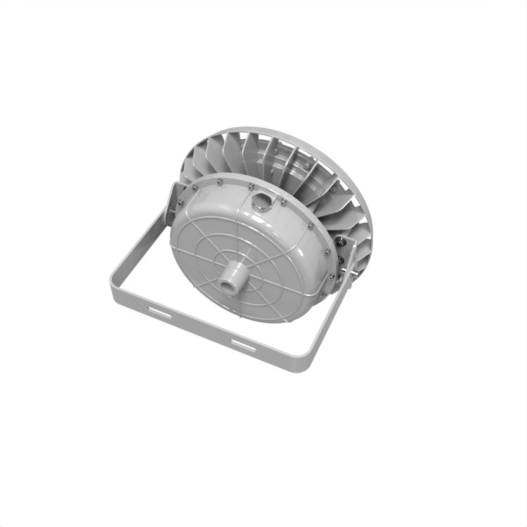 ATEX IECEx Commercial Industrial Lighting 100W/120W/150W/200W IP66 Round Shape Explosion Proof Light Zone2