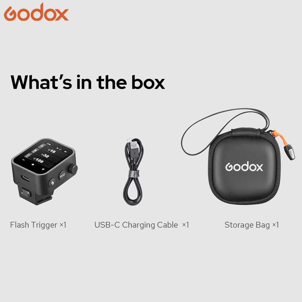 Godox X3 Trigger Wireless Flash High-speed TTL Automatic Metering Synchronous High-definition OLED Touchscreen for Canon