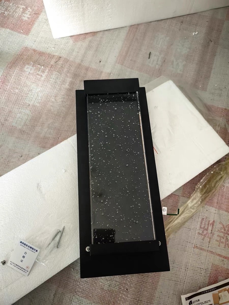 Modern Style Crystal Light-emitting Diode Wall Mounted Lamps for Outdoor Lighting, Waterproof Garden Outdoor Wall Lights