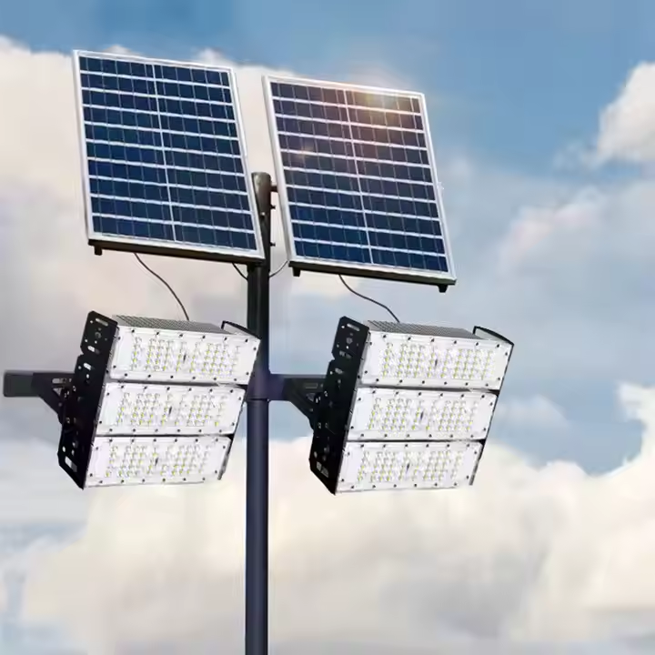Stadium Led Solar Lamp Solar Flood Light Football Floodlight Outdoor Solar Light Solar Street Light IP65 Waterproof Projector