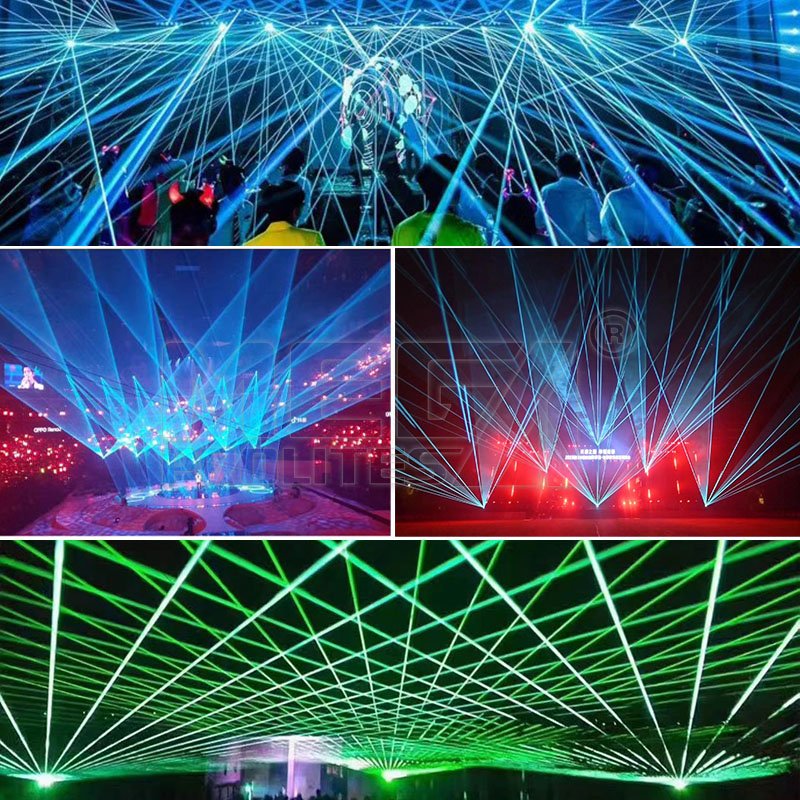 Laser 10W Factory ILDA 10Watt RGB Green Laser Show Projector Party Events Disco DJ Club Lazer Light Animation Laser Light