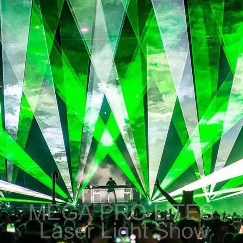 Laser 10W Factory ILDA 10Watt RGB Green Laser Show Projector Party Events Disco DJ Club Lazer Light Animation Laser Light