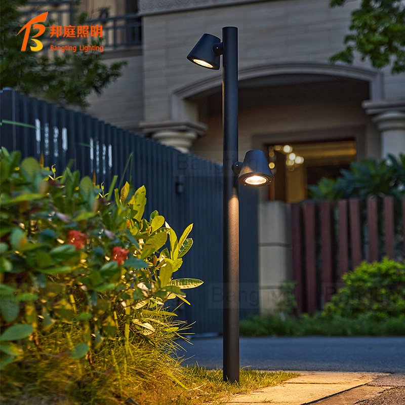 120cm Double Lamp Heads Manufacturer Lawn Lamp Outdoor Dooryard Led Garden Lighting Road Courtyard Landscape Bollard Lig