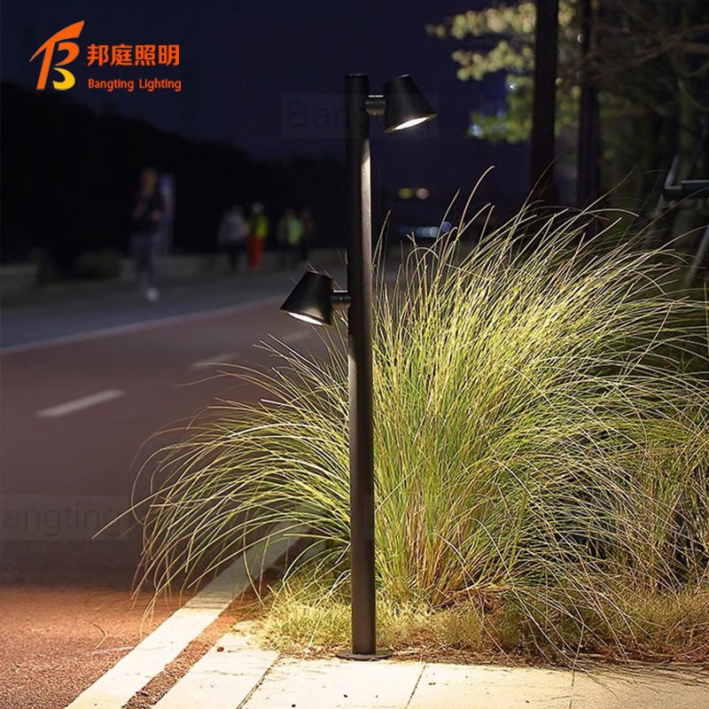 120cm Double Lamp Heads Manufacturer Lawn Lamp Outdoor Dooryard Led Garden Lighting Road Courtyard Landscape Bollard Lig