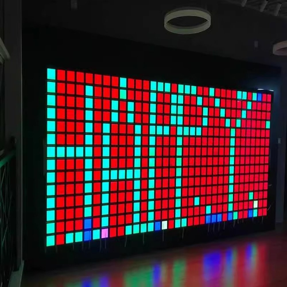 Wall Jigsaw Sensor Light Patting Play Interactive Touch Color Changing Pixel Light Wall KTV bar Restaurant Background Light
