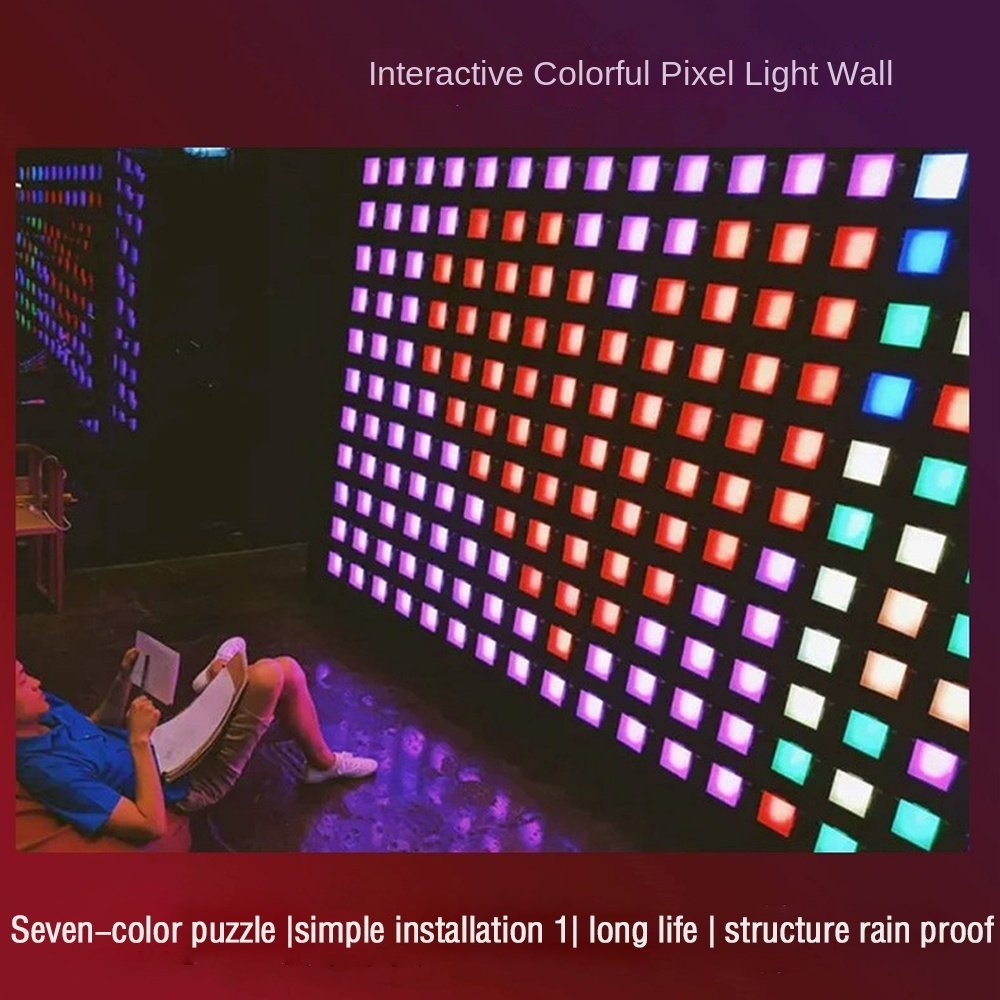 Wall Jigsaw Sensor Light Patting Play Interactive Touch Color Changing Pixel Light Wall KTV bar Restaurant Background Light