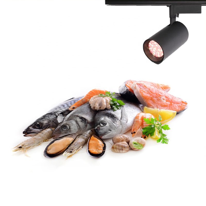 36W Dimmable LED Fresh Light Vegetables Fruit Seafood Fresh-keeping Lamp LED Fresh Pork Light Rail Track LED Fresh Lamp