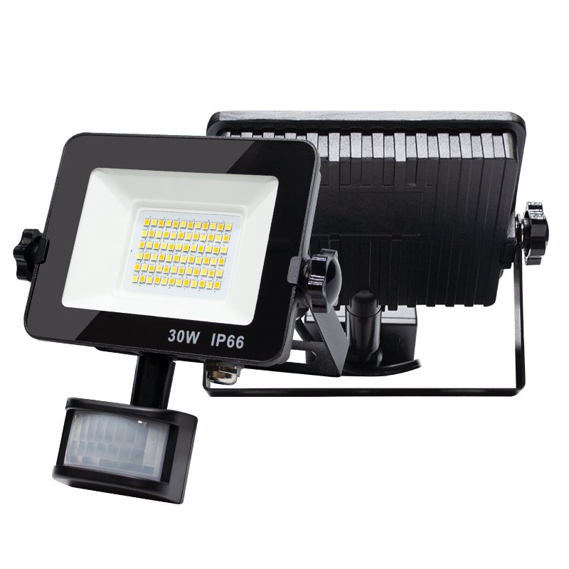 Selectable CCT Flood Light Outdoor Motion Sensor Security Floodlight Led for Yard Garden Door with Remote Control