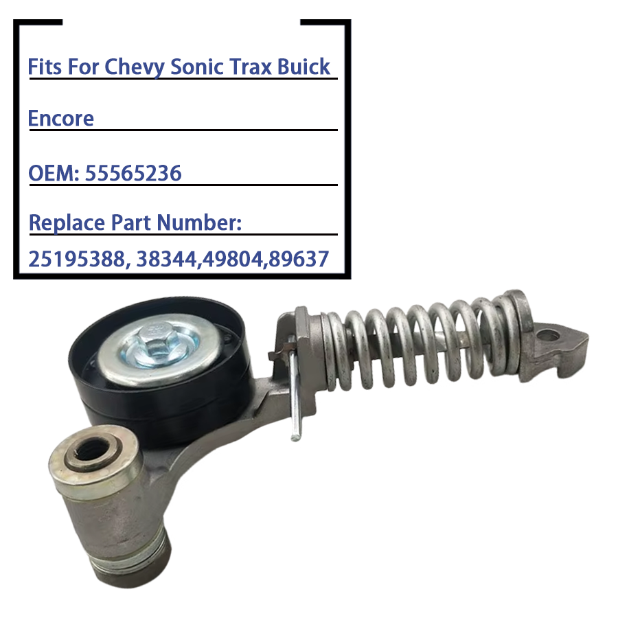 Tensioner Belts 55565236 for Chevy Sonic Trax Buick Encore 25195388 Auto Belt Tensioner Pulley OEM 25195388 38344 49804 89637