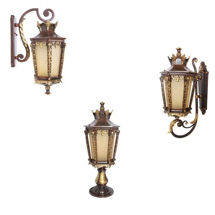 European Retro Outdoor Wall IP65 Lamp Waterproof Lamp Modern Outdoor Lighting Wall Mounted Outdoor Garden Hotel Corridor