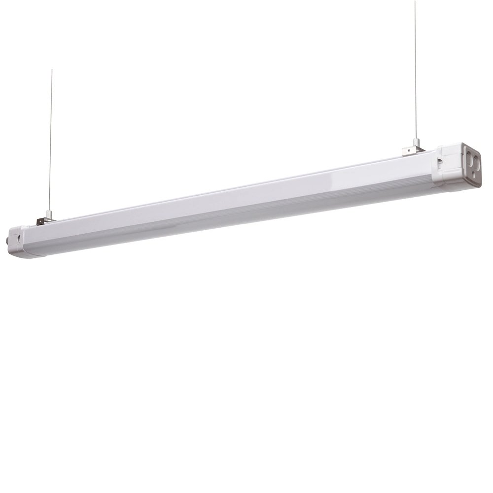 Vapor-tight Linear LED Garage Tube Light Vapor Tight Waterproof Fixture Dimmable Custom Sealing IP65 IP66 LED Tri-proof Light