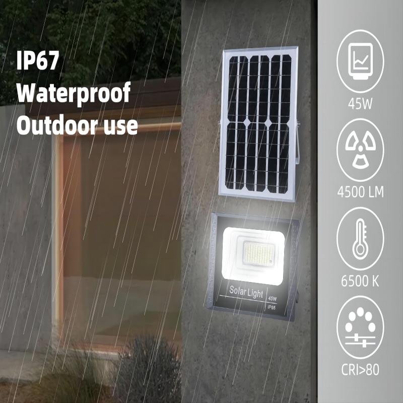 45W Ip65 Solar Lights Outdoor Powered Stadium Led Flood Light Waterproof Led Solar Flood Lights/Led Floodlight/Solar Light Flood