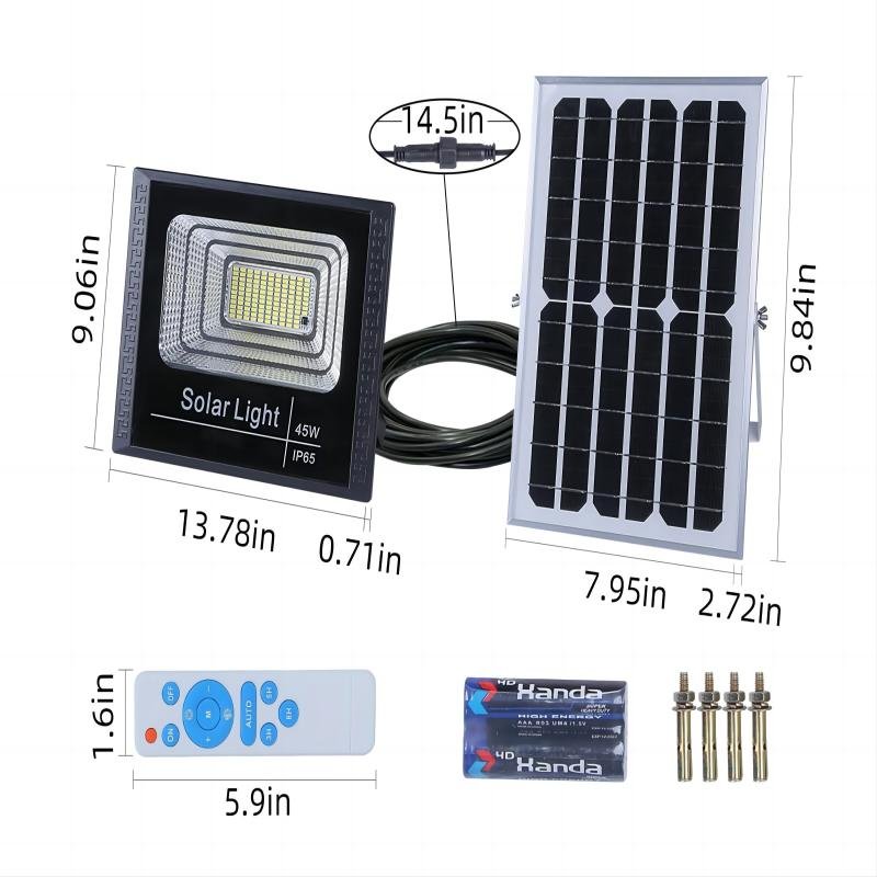 45W Ip65 Solar Lights Outdoor Powered Stadium Led Flood Light Waterproof Led Solar Flood Lights/Led Floodlight/Solar Light Flood
