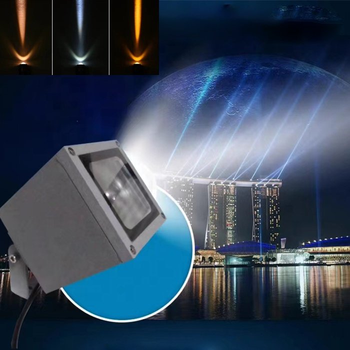 Outdoor Architectural Landscape Lighting Dmx Facade Led Wall Washer Spotlight AC220V Warm White Dimmable Exterior Floodlight