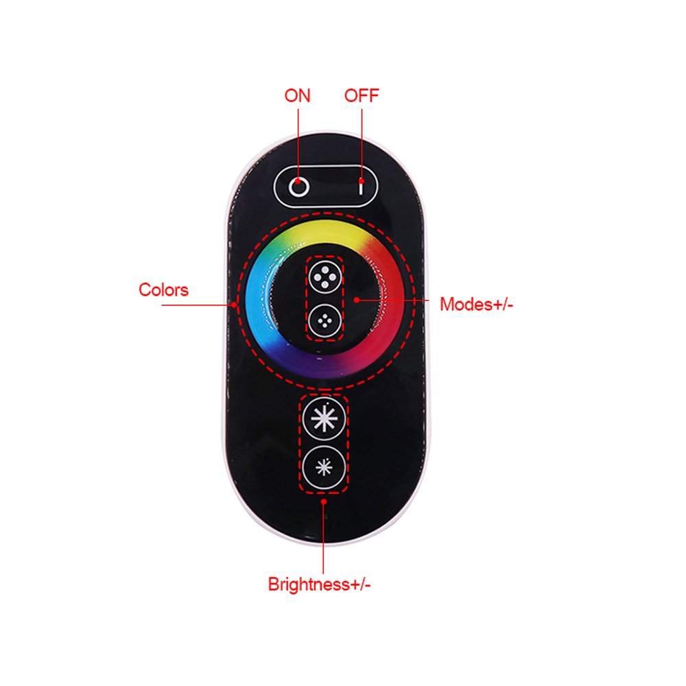 Feican RF RGB LED Controller DC12V DC24V Wireless RF RGB Controller for LED Strip Lighting