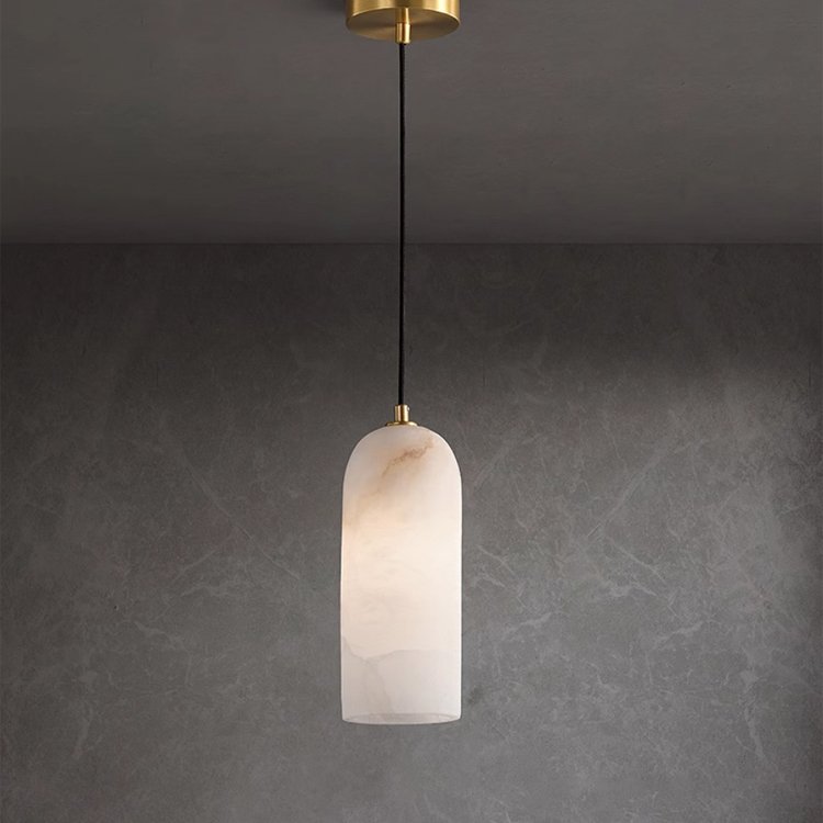 Kitchen Island Simple Gold Luxury Brass Pendant Light Hotel Designer Nordic Modern Hanging Marble Chandelier