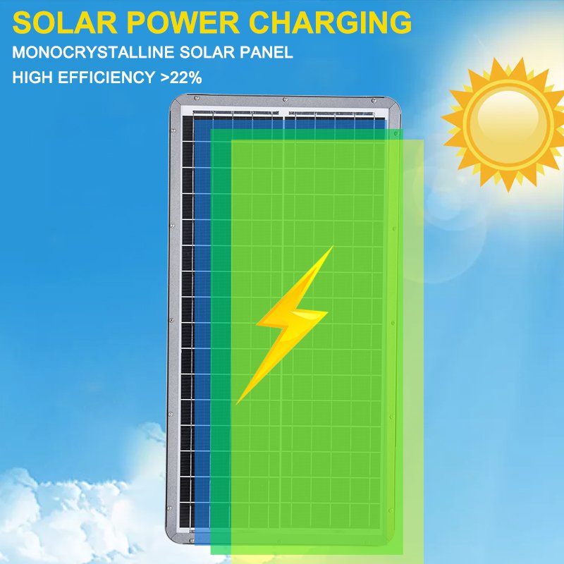 Smart Outdoor Gardens Road Waterproof IP65 Integrated All in One Led Solar Street Light 50w 80w 100w Motion Sensor