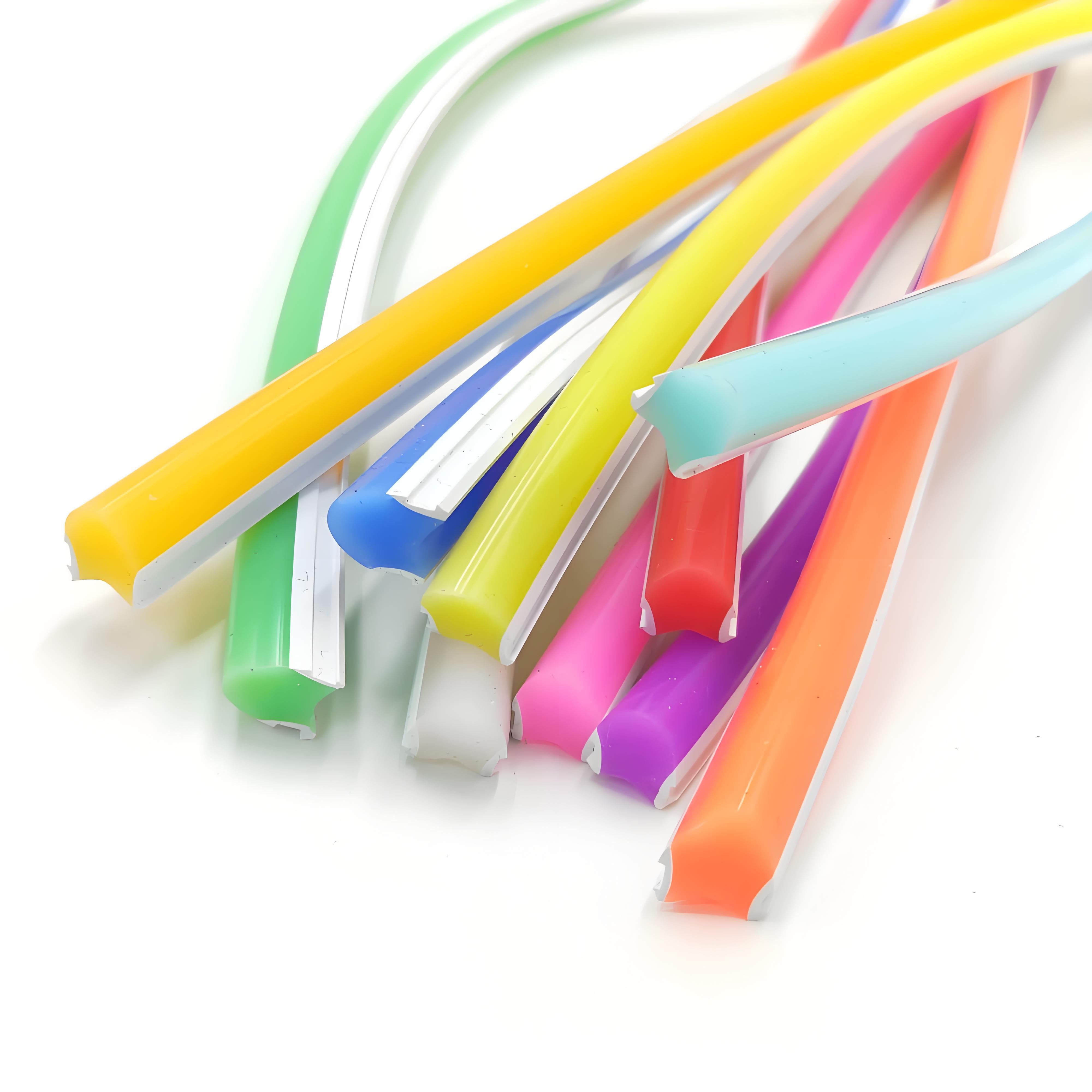 For Sale LED Neon Lights 12V 24V 6mm 8mm 12mm Silicone Split Rubber Strip Flexible Advertising Sign logo Illuminated Words