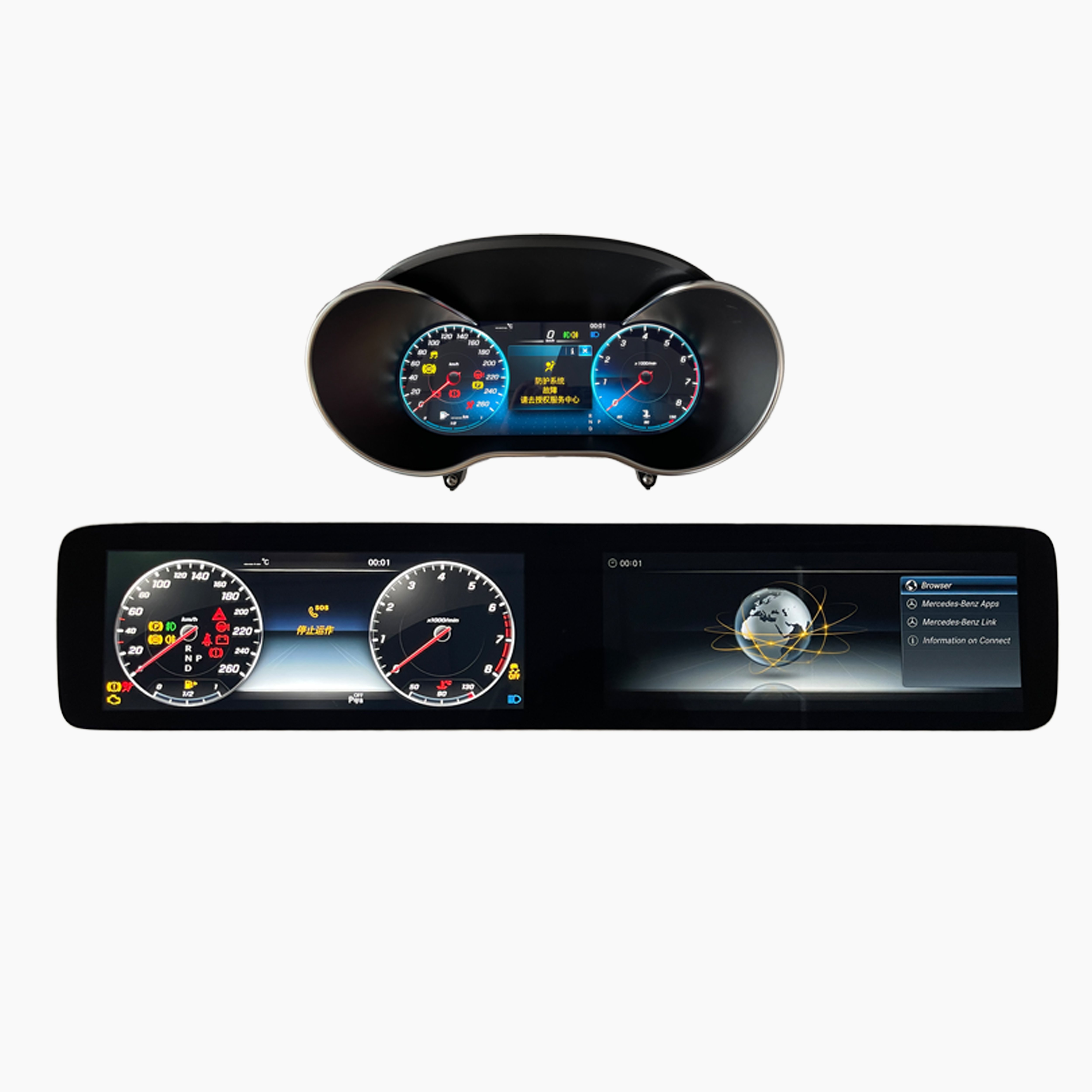 Suitable for 19 Years Later, W213 Mercedes-benz E-class Mechanical Instruments Upgraded to Mercedes-benz Liquid Crystal Display