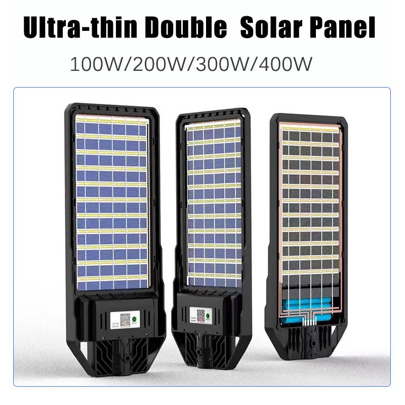 Omsen Led Types of Solar Street Light 500W Stadium Light System Lights Accessories Lamps Wall With Reflector Solar Panel Post