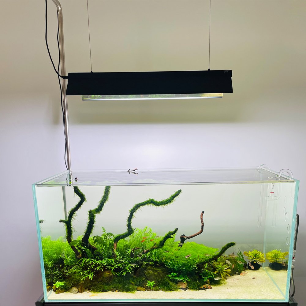 400mm 600mm 85W RGBW Led Aquarium Light Planted Aqua A600 Programmable Sunrise Sunset Wifi Freshwater Lamp With Shade