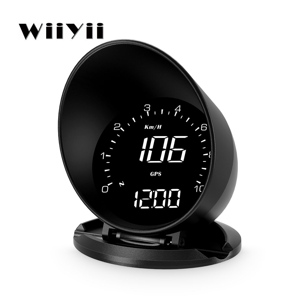 WiiYii G6 Head up Display Auto Meter GPS Speedometer New Car GPS HUD with Security Features