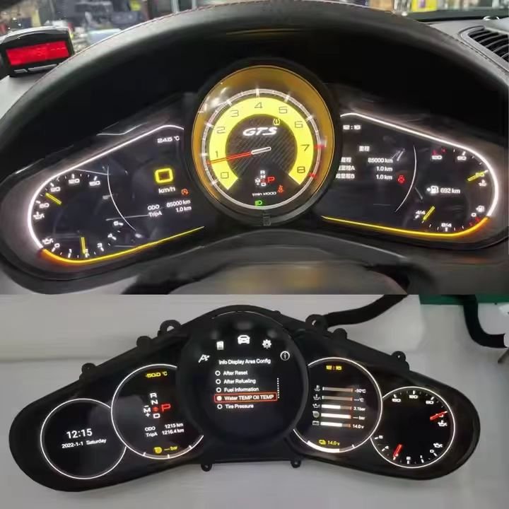 LCD Instrument Panel Digital Cluster for Porsche Panamera 2010-2016 PCM3.0/PCM3.1 Car Auto Meter Speedometer Dashboard LHD/RHD