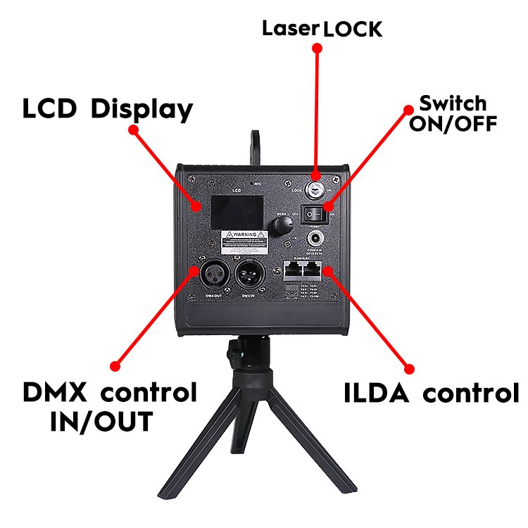 Android & IOS App Wireless Control 3W 5W RGB Laser With Battery Powered Animation Writing Laser Light for Dj Disco Club