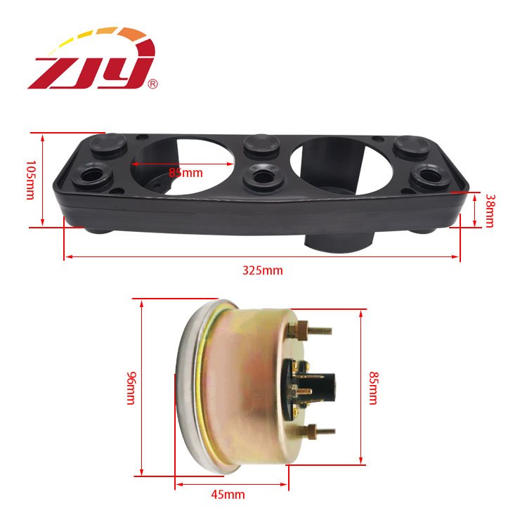 ZJY Premium Combination Meter Instrument Panel Cluster Tachometer&Fuel Level Gauge &Water Temperature Gauge in One