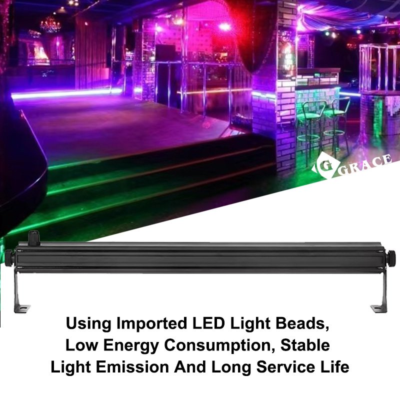 Igracelite 9/18*3w LED Uv Black Light for Party Dj Disco Club LED Wall Washer Light