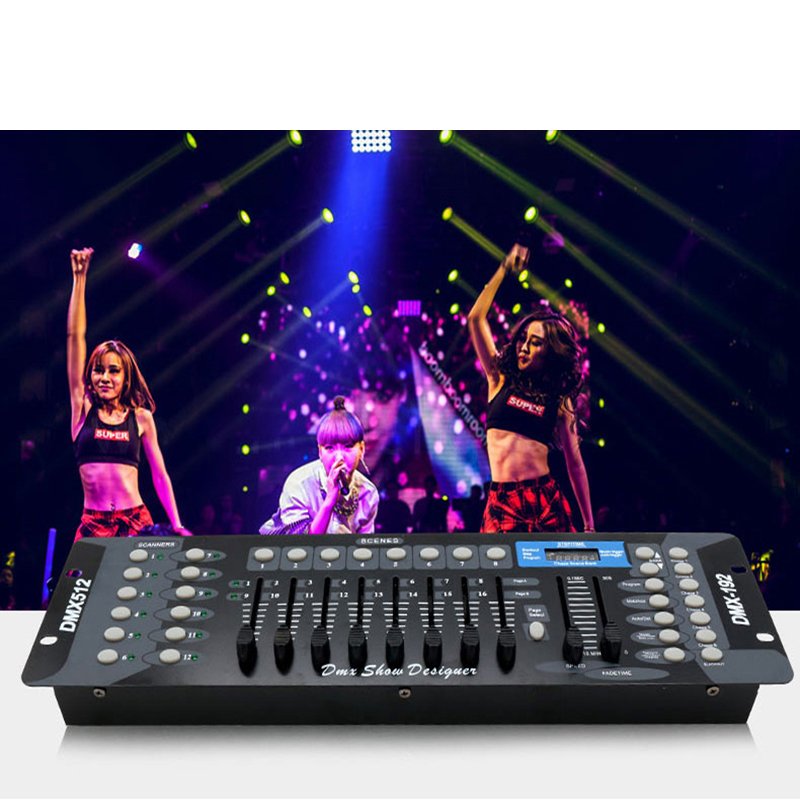 192 Console Pro Stage Lighting Mixer DMX 512 Controller DJ Disco Party Led Par Light Beam Moving Head Light Desk 10Pcs/Lot