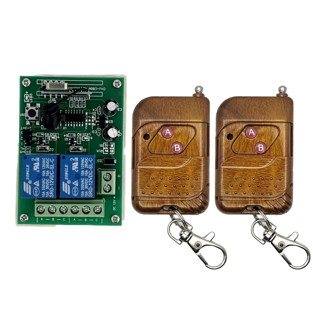 433mhz Wireless Rf Transmitter Receiver DC 12V 1CH Relay