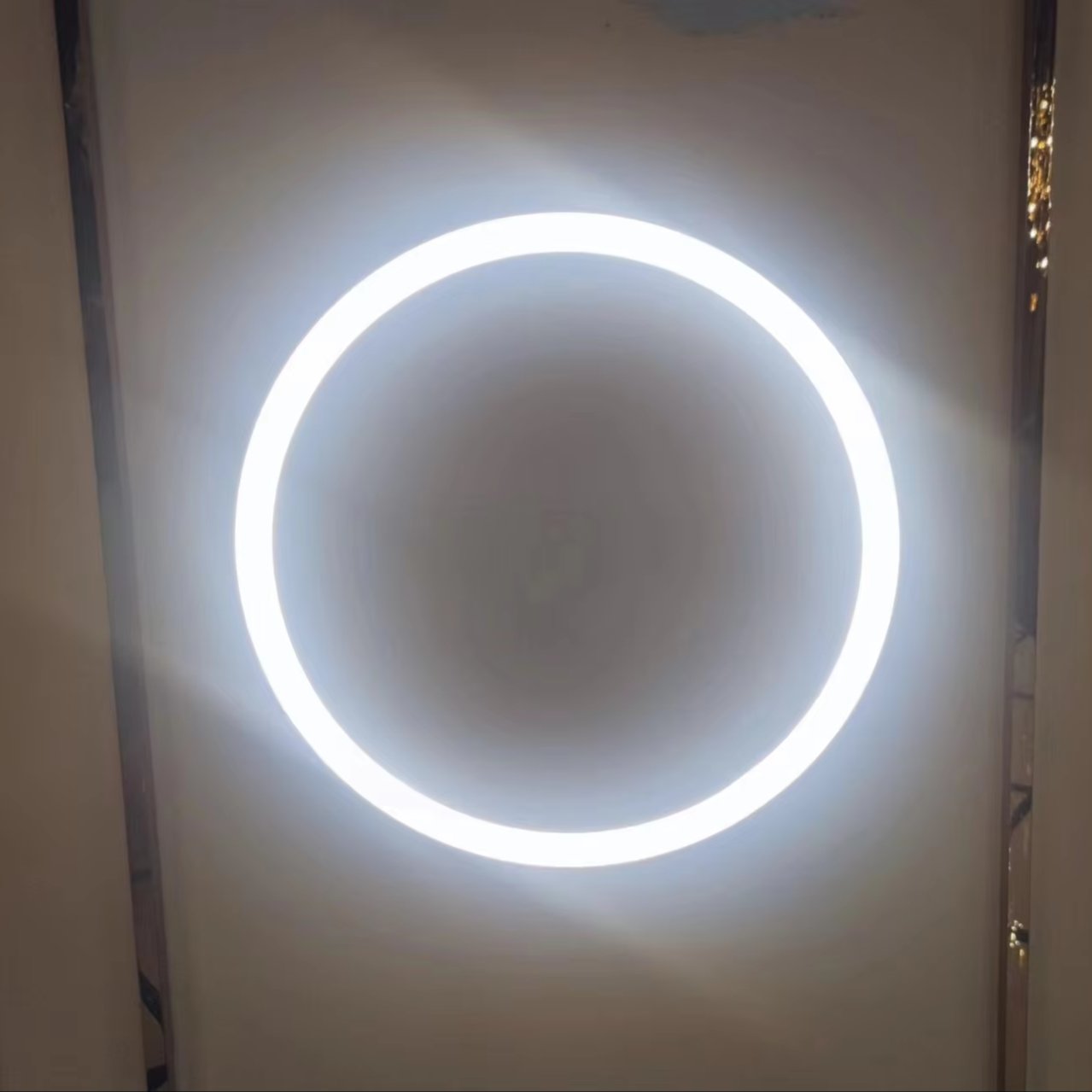 ECOJAS Wholesale Bending Aluminum Profile + Acrylic PMMA Diffuser with ETL Modern Circle Pendant Lamp Led