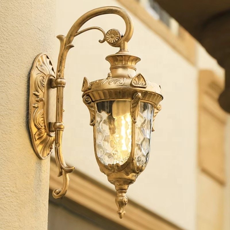 Outdoor Wall Lamps for Garden LED Wall Lights with Textured Glass Diffuser Decorative Wall Lights for Outdoor Use