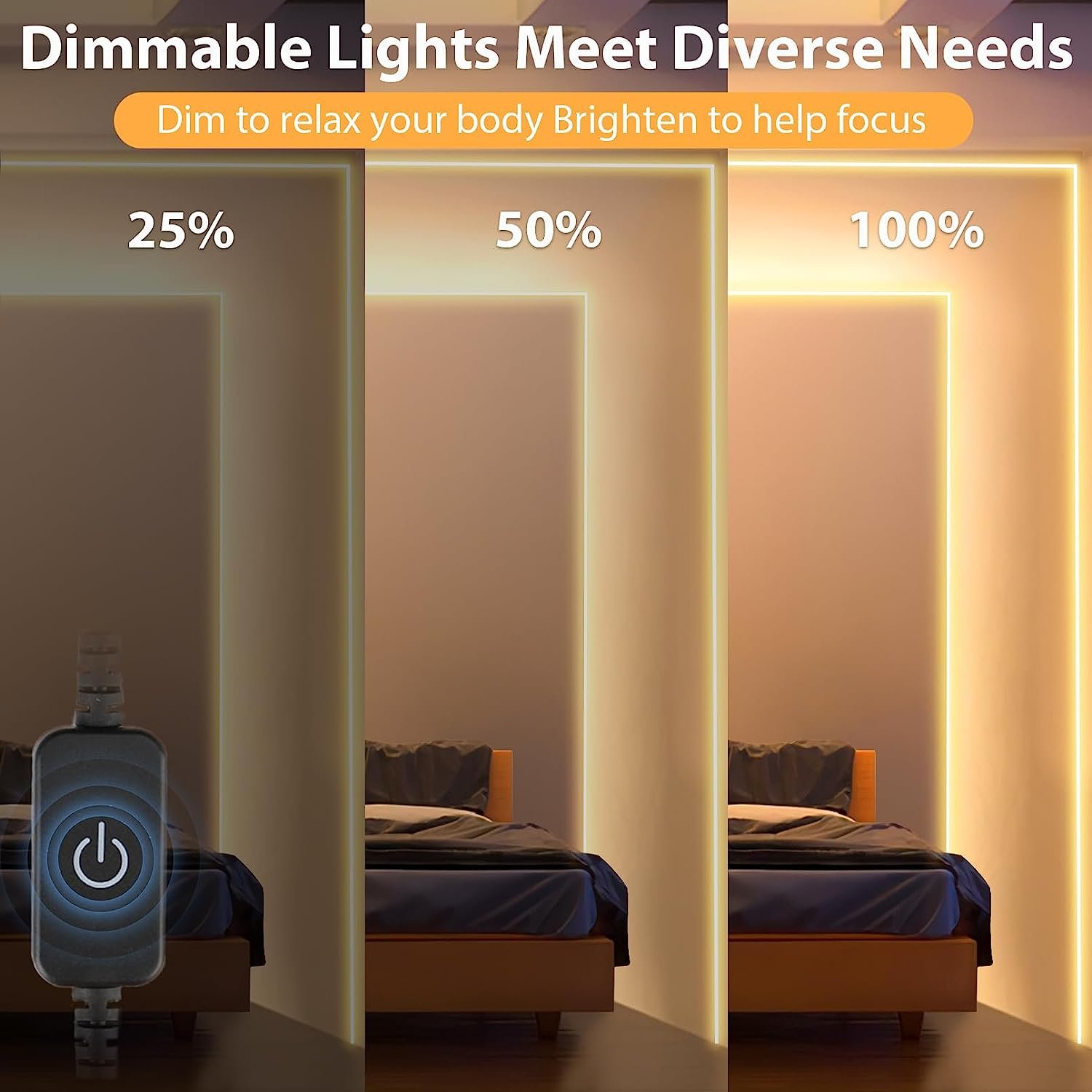 COB Led Strip Light High Density FOB LED Strip Lights DC12V 24V 10W 320leds/m 480leds/m COB LED Strip Lights