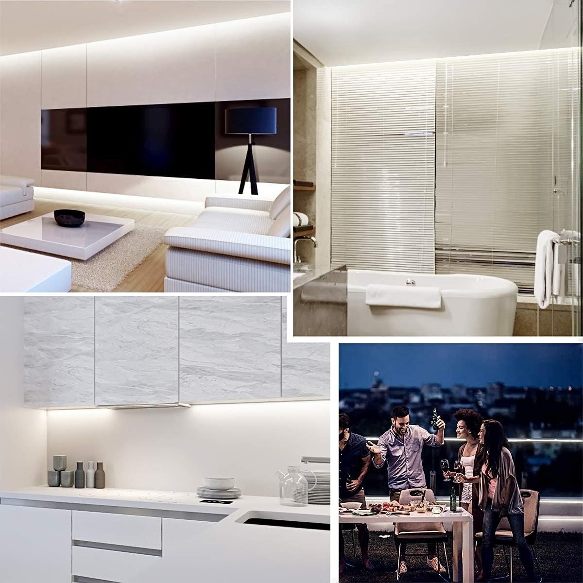 COB Led Strip Light High Density FOB LED Strip Lights DC12V 24V 10W 320leds/m 480leds/m COB LED Strip Lights