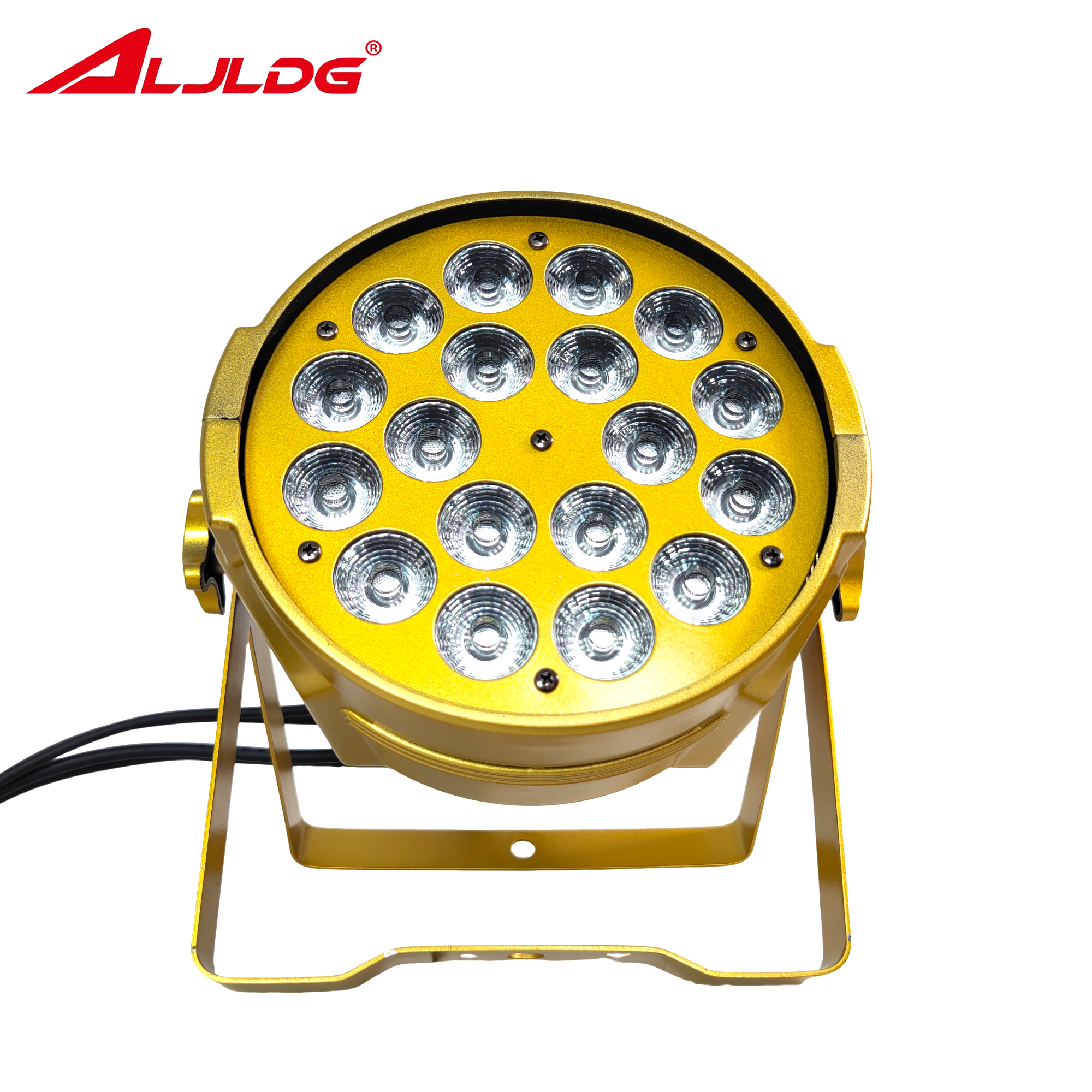 2025 New Bright Golden Par Light With DMX512 RGBW 4in1 LED High Quality Par Light 18x10W DJ Disco Club Wedding Stage Equipment
