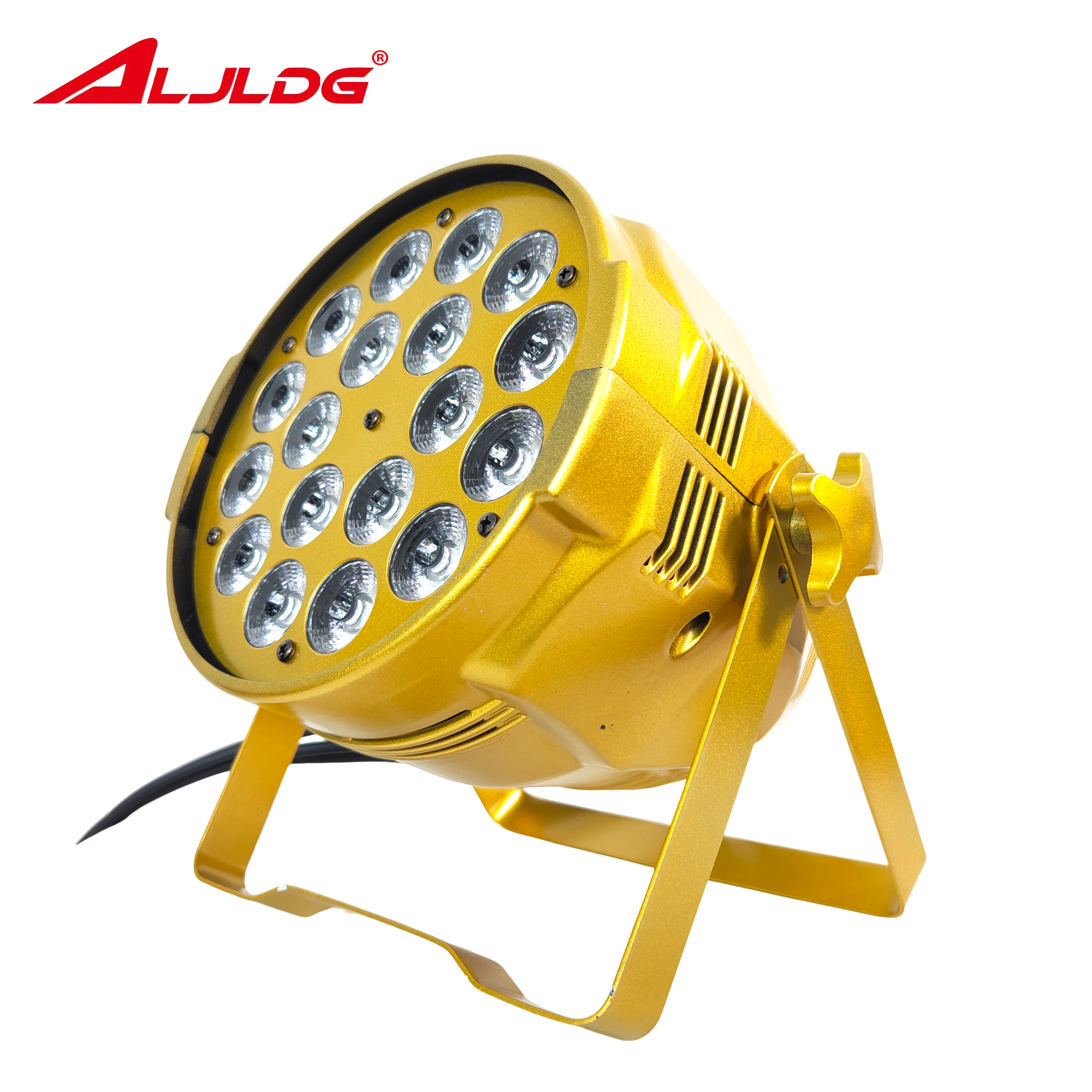 2025 New Bright Golden Par Light With DMX512 RGBW 4in1 LED High Quality Par Light 18x10W DJ Disco Club Wedding Stage Equipment