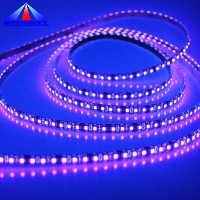 Wholesale DC12/24V 16.4ft 5M UV 395-405nm Ultraviolet Led Strip 2835 SMD Purple 600 LED Flex Strip Light